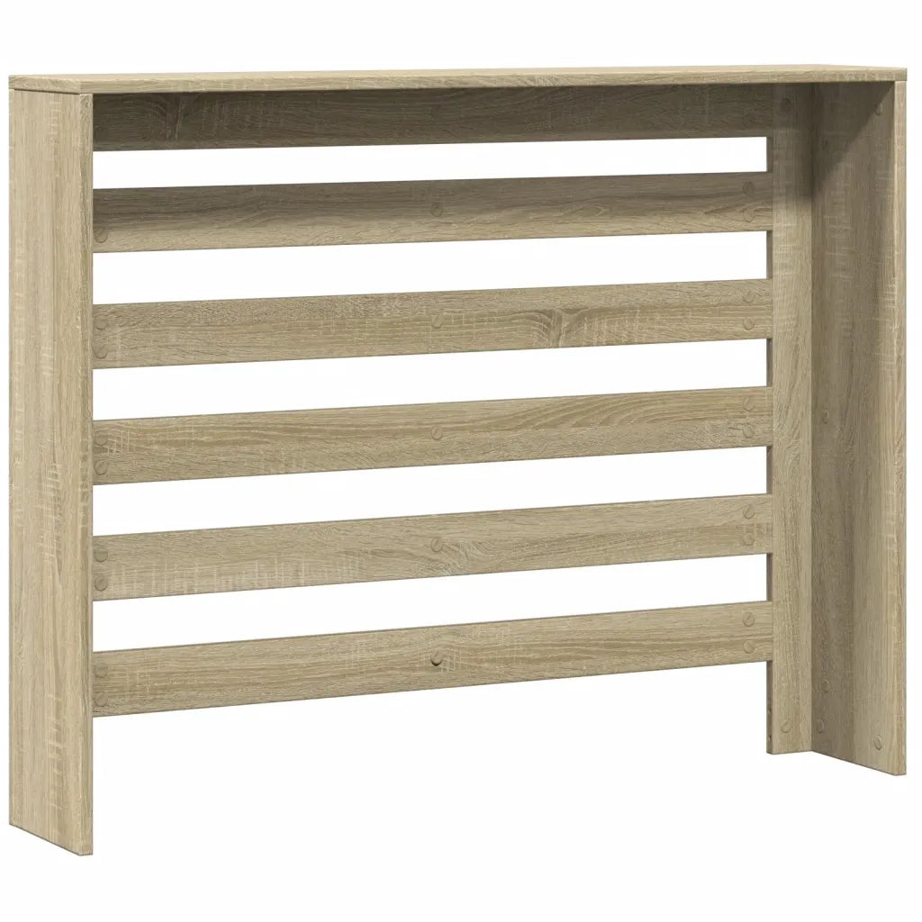 vidaXL Copertura Termosifone Rovere Sonoma 104x20x82 Legno Multistrato