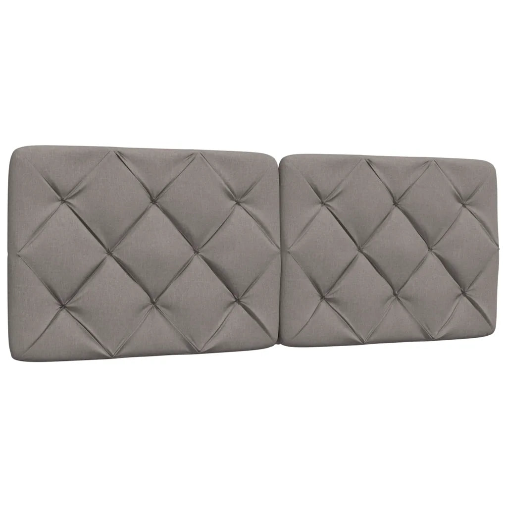 Giroletto senza Materasso-Struttura Letto Tortora 140x190 cm in Tessuto 885659