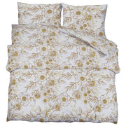 Set Copripiumino Bianco e Marrone 200x220 cm in Cotone CFW6183720