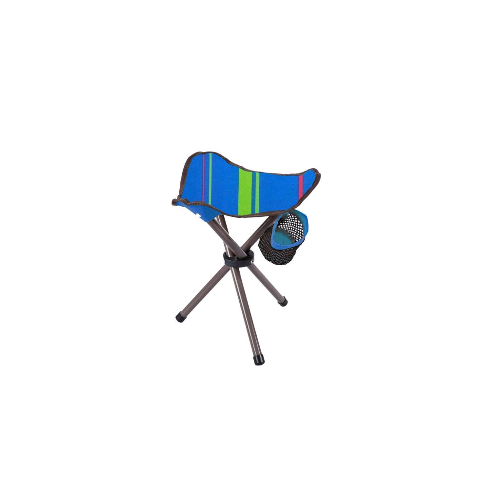 Set di 2 sedili da campeggio pieghevoli a 3 gambe - O'Camp - Dimensioni: 32 x 32 x 38 cm