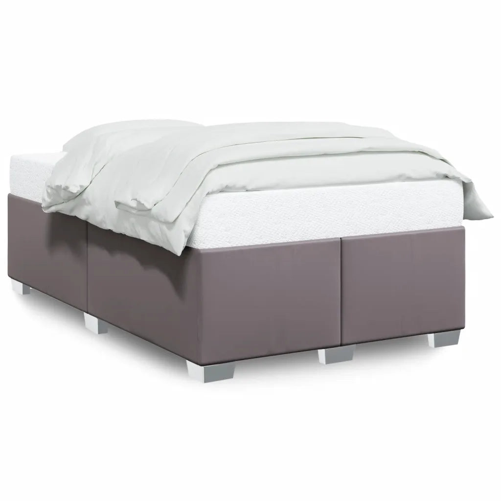 Giroletto-Struttura Letto Grigio 120x200 cm in Similpelle 904746