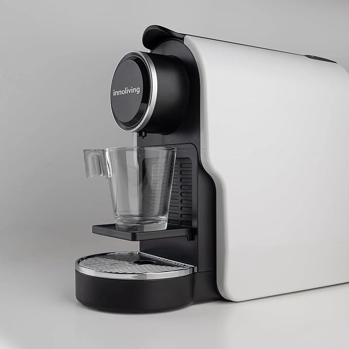 Innoliving Macchina da Caffè in Capsule INN-841, Compatibile con Capsule Standard, Serbatoio 650ml, Design Compatto, Erogazione Rapida, Facile da Pulire, Ideale per Casa e Ufficio