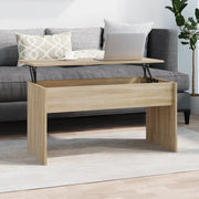 Tavolino Rovere Sonoma 102x50,5x52,5 cm in Legno Multistrato 809632