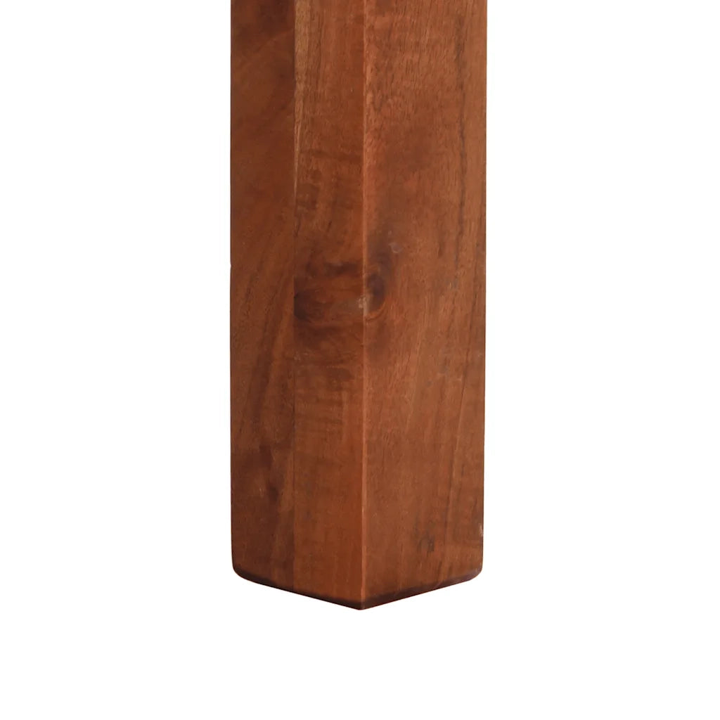 vidaXL Tavolo Consolle 120x30x76 cm in Legno Massello di Acacia