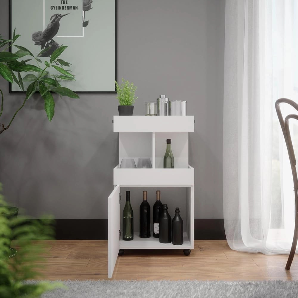 Hausbar - Scaffale per bibite, con porta arrotolabile