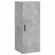 Mobile contenitore a parete pratico 34,5 x 34 x 90 cm legno composito grigio cemento 02_0048671