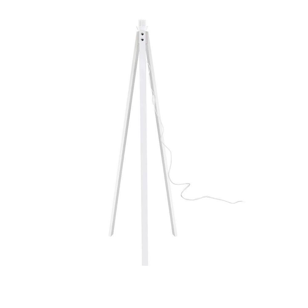 Lampada da terra treppiede bianca con paralume Tripod bianco DECOBI2736