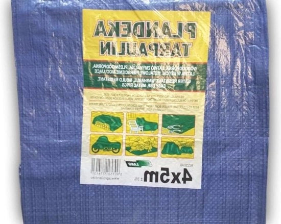 4 x 5 m telo di copertura per terra con anelli metallici - Ombrellone da tenda - Sacchetta impermeabile portatile - Autodak leggero per esterno - Escursione Campeggio