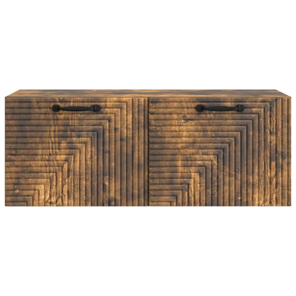 Mobile Porta TV da Muro Rovere Fumo 78,5 x 31 x 30 cm
