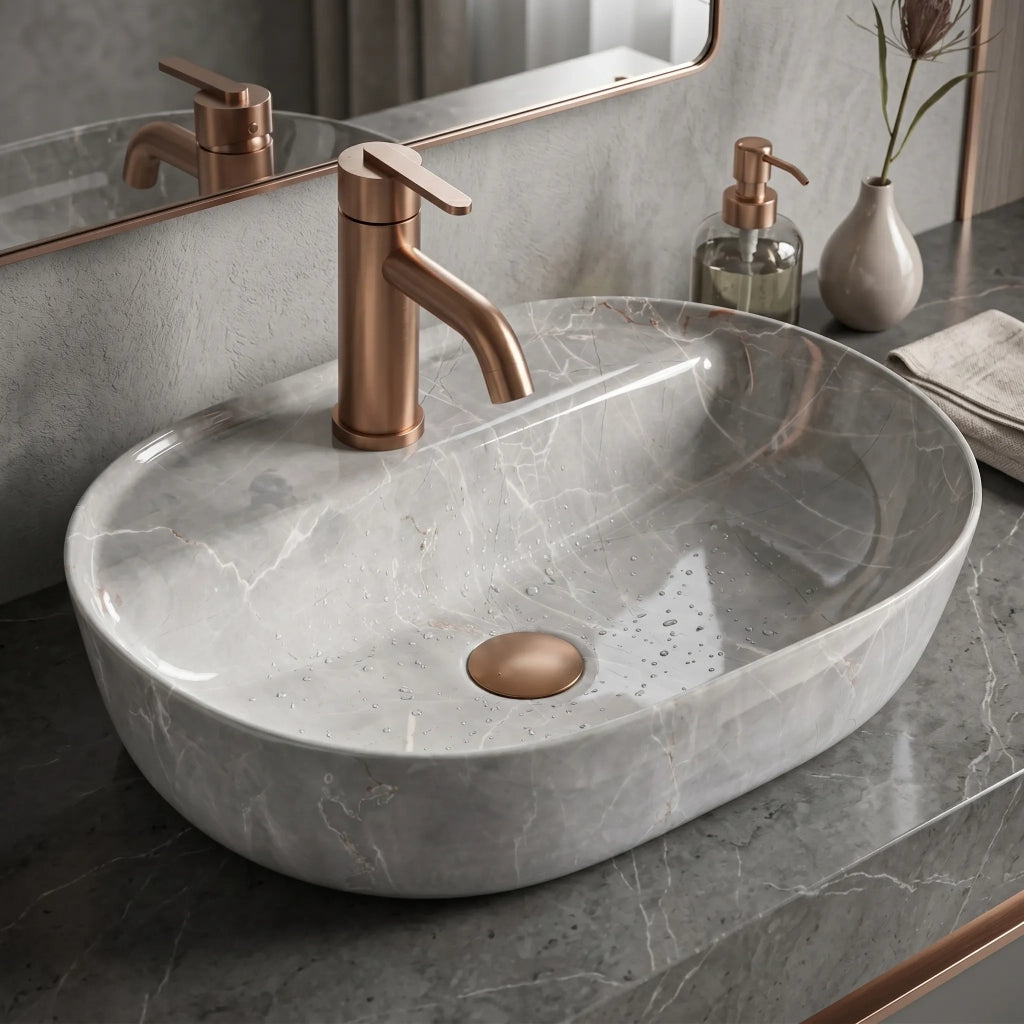 Lavabo Da Appoggio Rea Aura 51 Kashmir