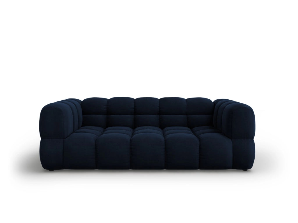 Cosmopolitan Design - Divano "Sky" 3 posti in velluto blu reale 