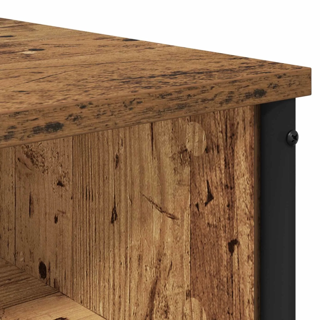 Tavolo da Trucco con lo scaffale Legno antico 81 x 40 x 131 cm 8007693