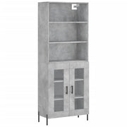 Buffet credenza cassettiera armadio mobile contenitore organizer cucina soggiorno salotto alto 69,5 x 34 x 180 cm legno ingegnerizzato grigio 02_0034506