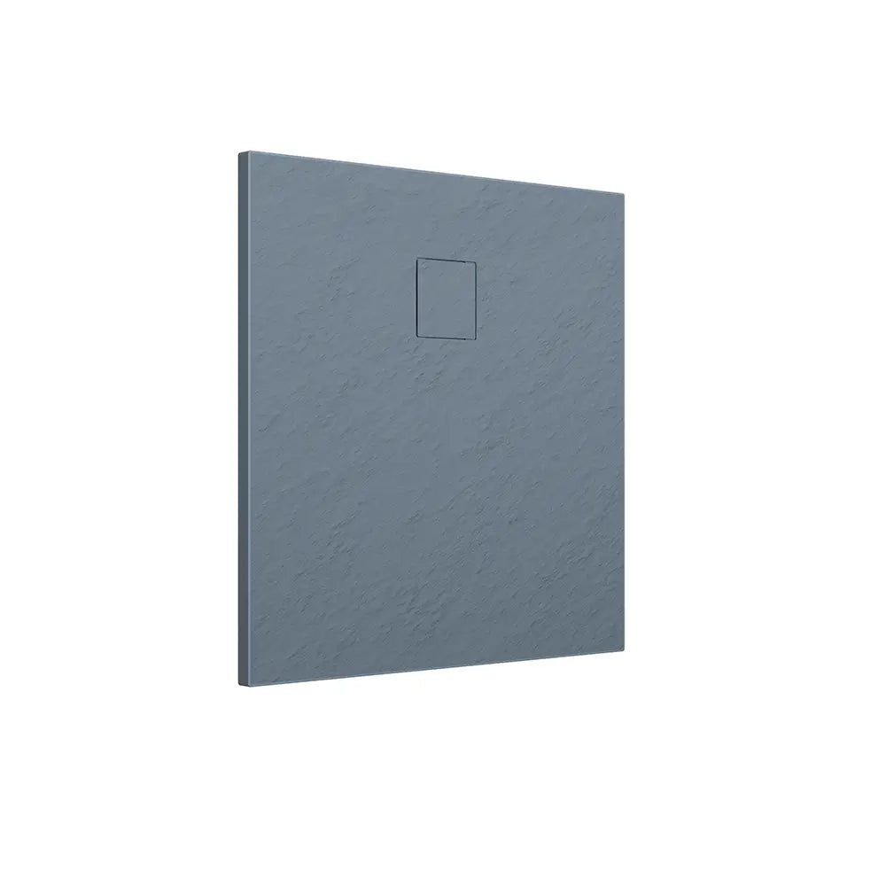 Piatto doccia 80x80 cm colore grigio effetto pietra | Samos