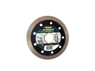 DISCHI DIAMANTATI PLATINUM THIN GRES+ PER GRES Ø MM.115  ø mm.115x1,4 foro 22,23 corona continua    GRINDING