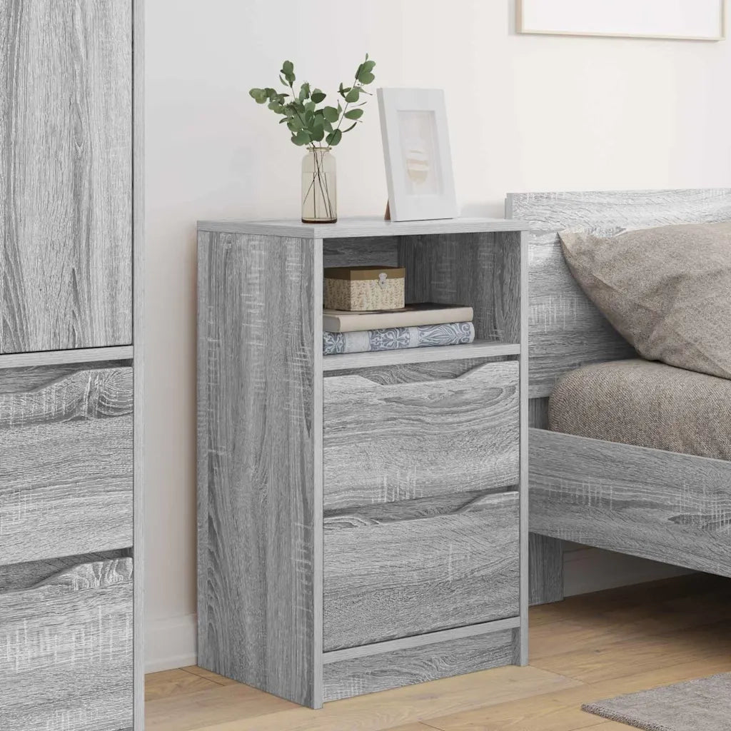 Comodini 2 pcs Grigio Sonoma 40 x 30 x 467 cm Legno multistrato