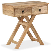 Tavolino da Salotto in Legno Massello di Mango 65x40x76 cm 244952