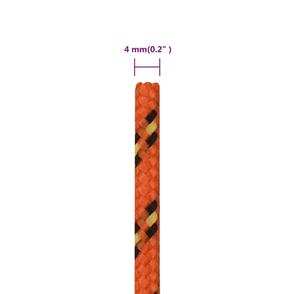 Corda per barca Arancione 4 mm 250 m in Polipropilene 152648