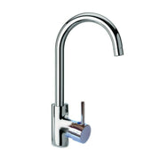 Trade Shop - Rubinetto Lavello Cucina Canna Alta Girevole 360° Miscelatore Monocomando 69145 -