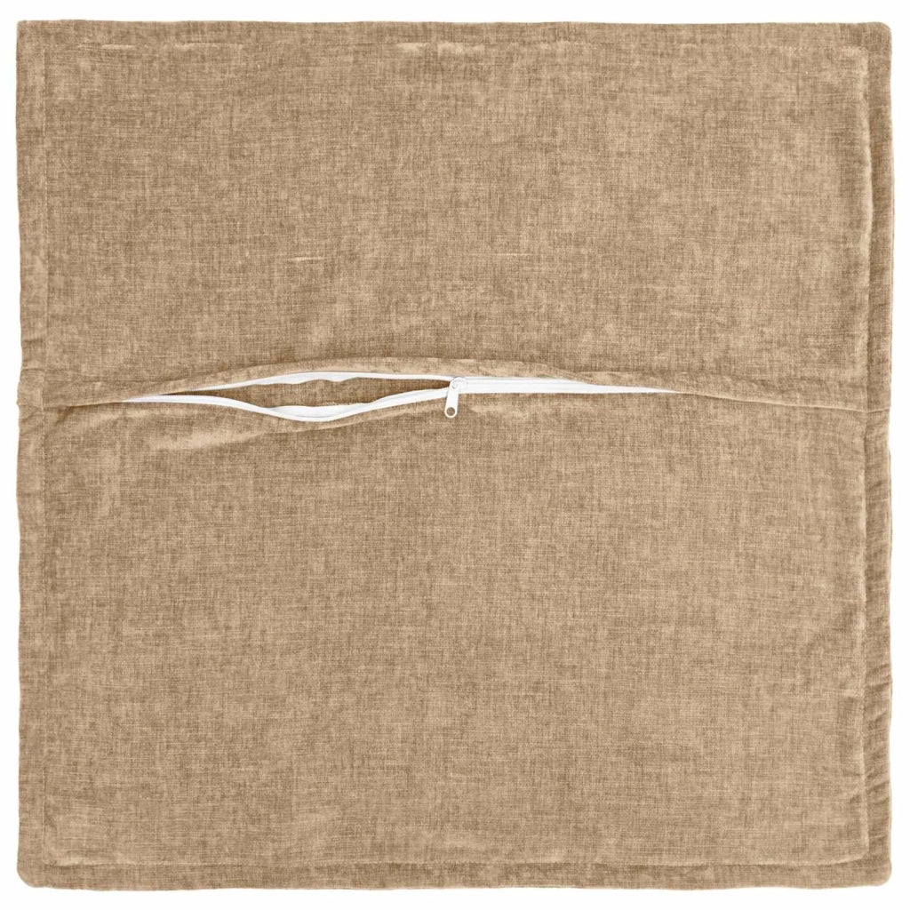 Federa 6 pz HOUTEN Tortora 60 x 60 cm Tessuto Chenille 920772