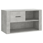 Scarpiera | Mobile per scarpe Grigio Cemento 80x35x45 cm in Legno Multistrato