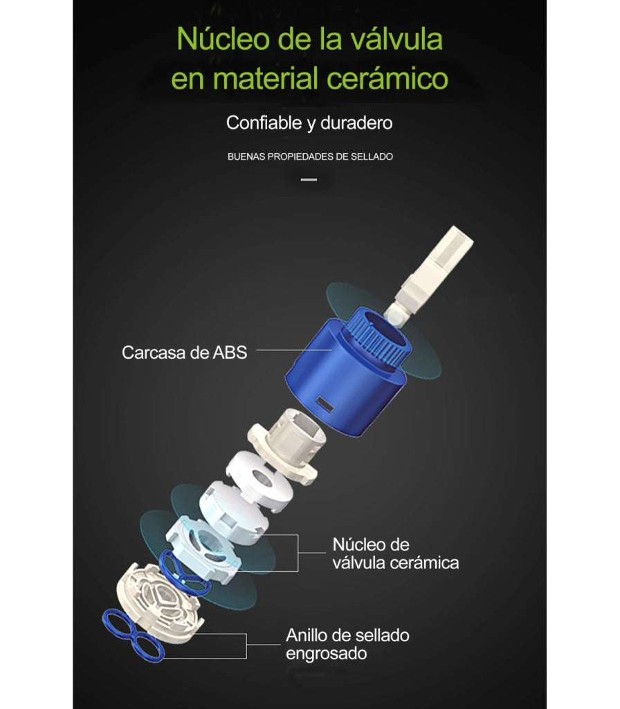 Rubinetto Doccia Quadrato LH-8906 | Monocomando | Acciaio Inox SUS 304 | Cuore Ceramico