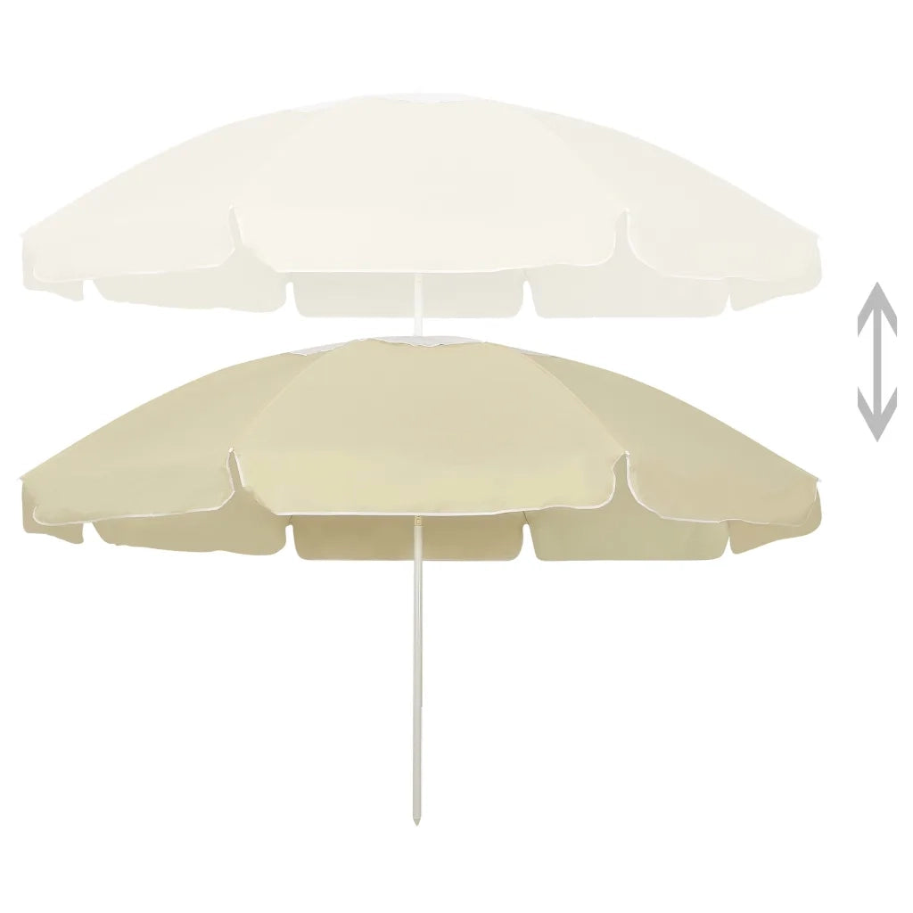 Ombrellone da Spiaggia Giallo Sabbia 240 cm  cod mxl 69572