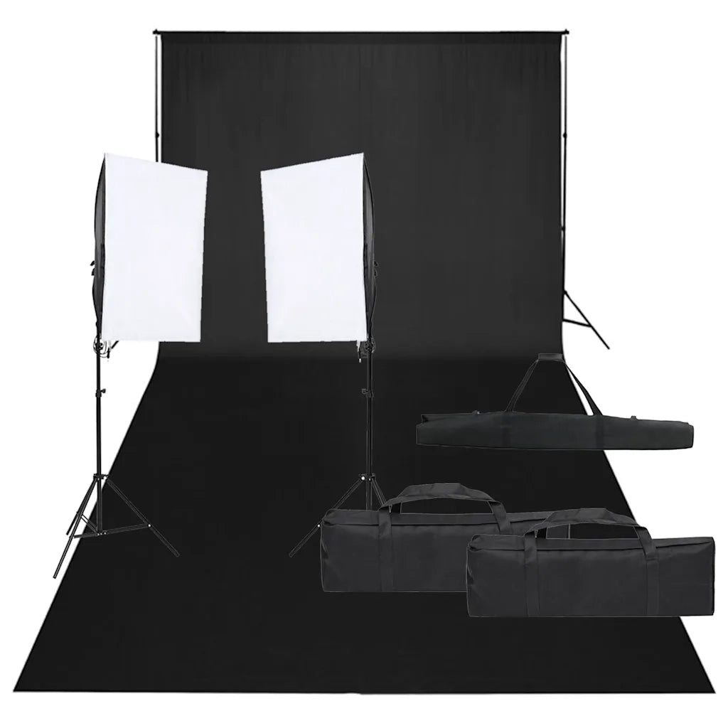 Kit per Studio Fotografico con Set di Luci e Fondalecod mxl 97490