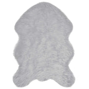 Tappeto in finta TAFALLA | Tappeto del soggiorno Grigio 60 x 90 cm Poliestere