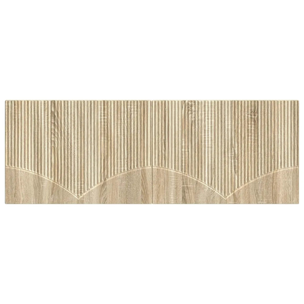 Testiera da Muro HOORN Rovere Sonoma Legno ingegnerizzato 897397
