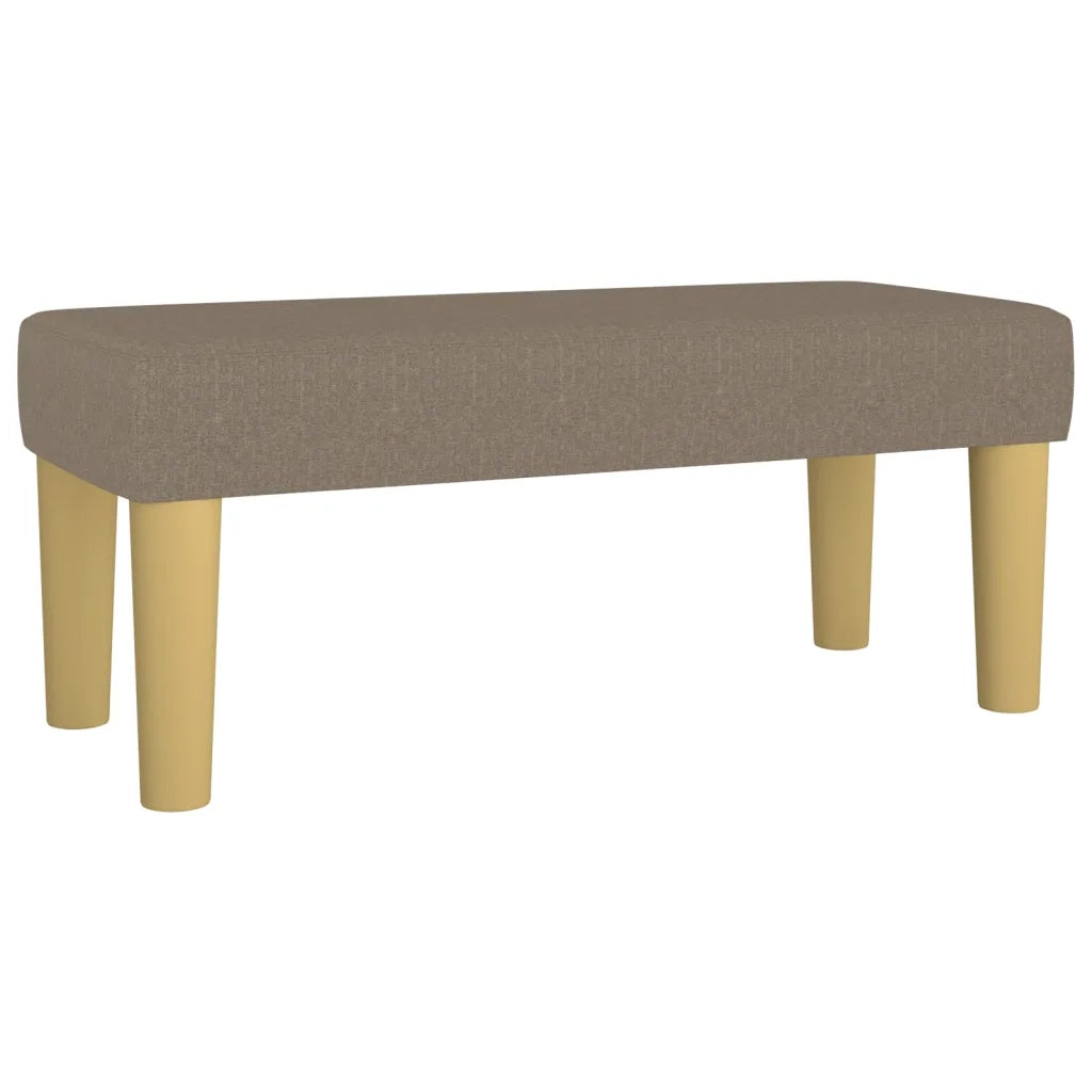 Giroletto a Molle con Materasso Tortora 100x200 cm in Tessuto 3137297