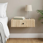 Tavolino da Parete Laterale Rovere Sonoma 59 x 34,5 x 17 cm 899167
