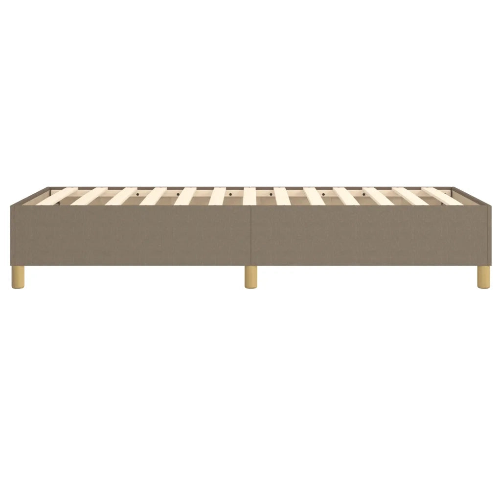 Struttura Letto a Rete a Molle Tortora 80x200 cm Tessuto 3120917