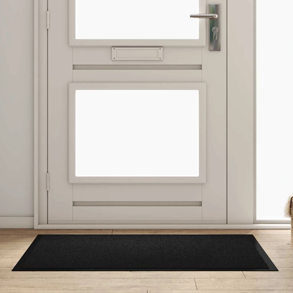 Tappetino Nero 60 x 40 x 1.2 cm Tessuto Teddy