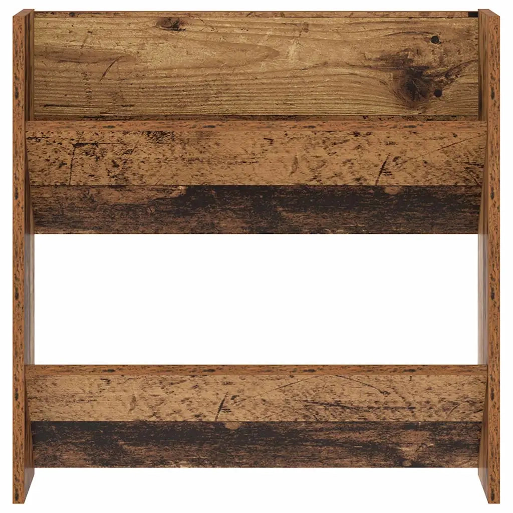 Mobile per scarpe 2 pz-Set di 2 Scarpiera Legno vecchio 60 x 18 x 60 cm