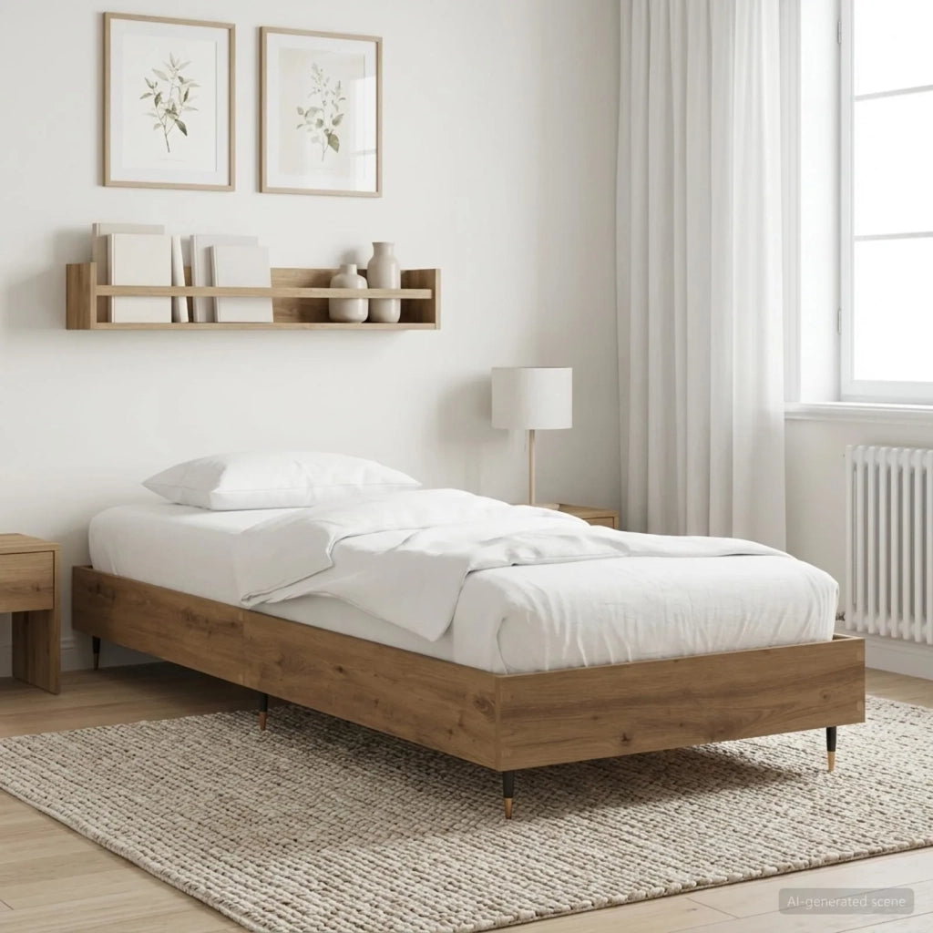 Struttura del letto Rovere Artigianale 80 x 200 cm 8009057