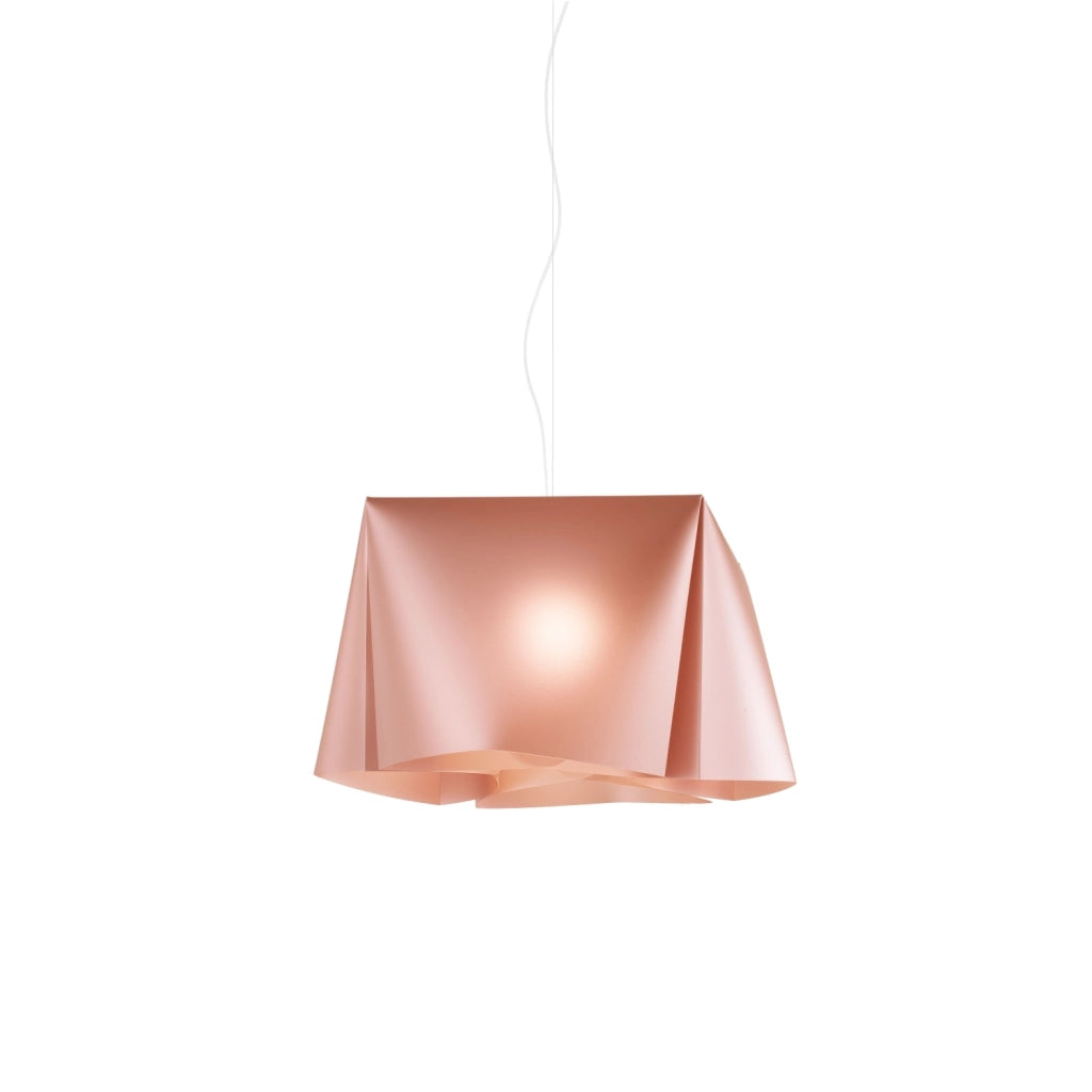 Sospensione Moderna Wanda Polilux ® Rame E Metallo Cromo 1 Luce E27 D45Cm