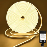 Luce LED a LED Strip 10m - Striscia di Luce Neon Acqua-Resistente e Flessibile per Interno e Esterno - Bianco Caldo 2700K