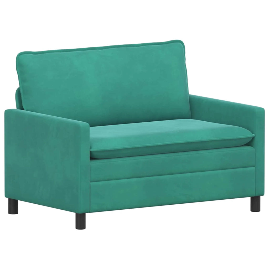 Divano Turchese 126 x 81 x 87,5 cm Velluto