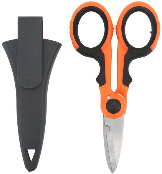 Ferramenta per la preparazione del pesce - Rasoio per filettare con manico ergonomico antiscivolo - Compatta - Resistente alla corrosione - Lame con design a denti - Attrezzo per la preparazione del pesce