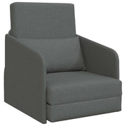 Divano letto | Sof¨¤ letto | Letto singolo Grigio scuro 65 x 80 x 83 cm Tessuto