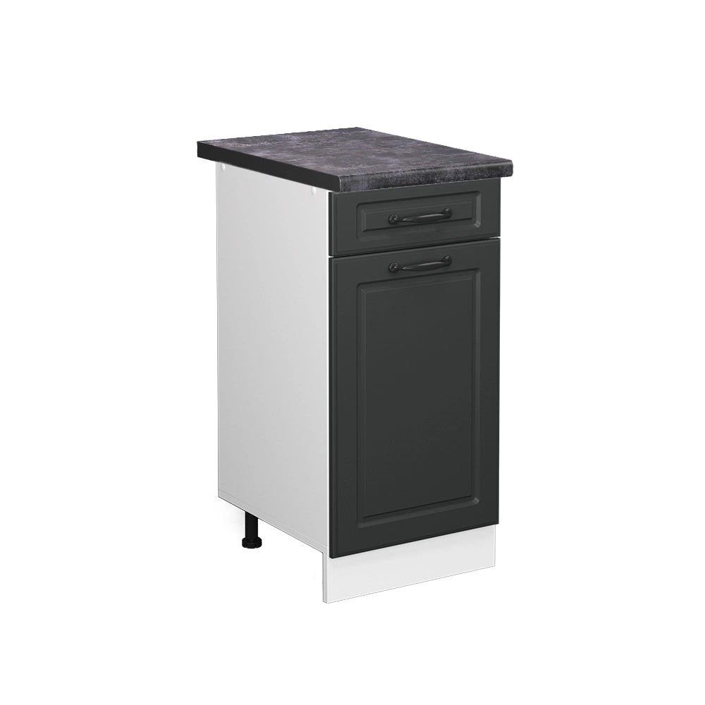 Vicco Mobiletto base per cucina Antracite casa di campagna 40 cm , PL Antracite