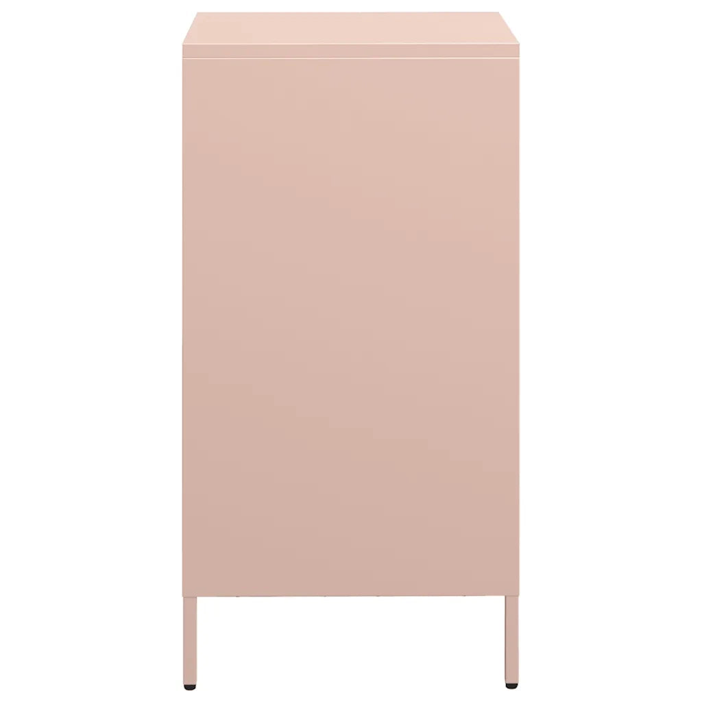 Credenza Rosa 35x39x73,5 cm in Acciaio Laminato a Freddo 851353
