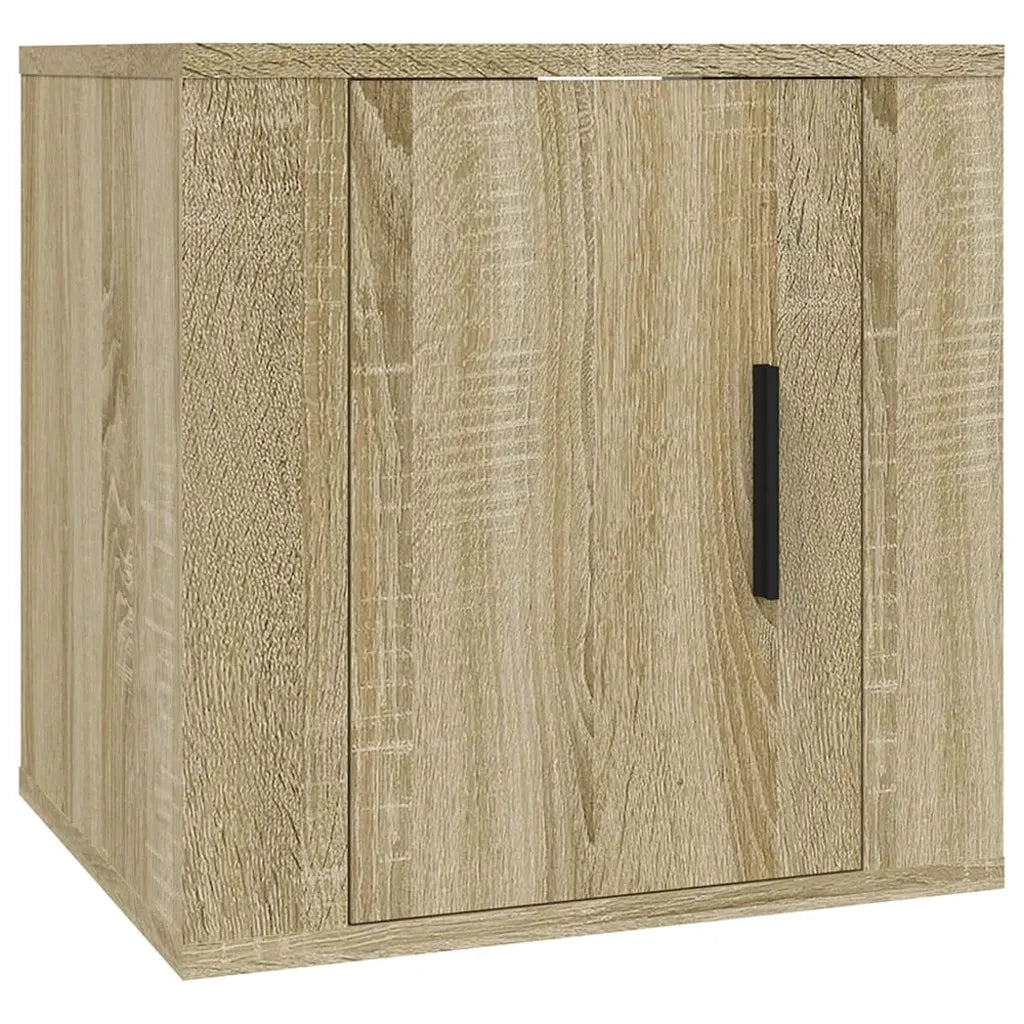 vidaXL Set di Mobili Porta TV 2 pz Rovere Sonoma in Legno Multistrato