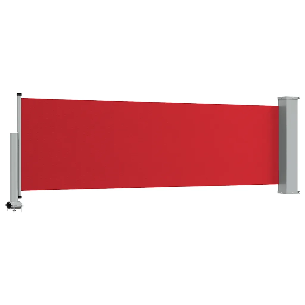 Tenda Laterale Retrattile per Patio 80x300 cm Rosso cod mxl 6670
