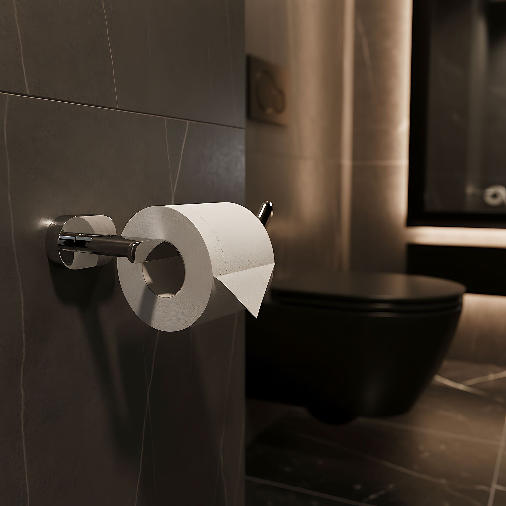 Porta Carta Igienica 109 Til Chrome