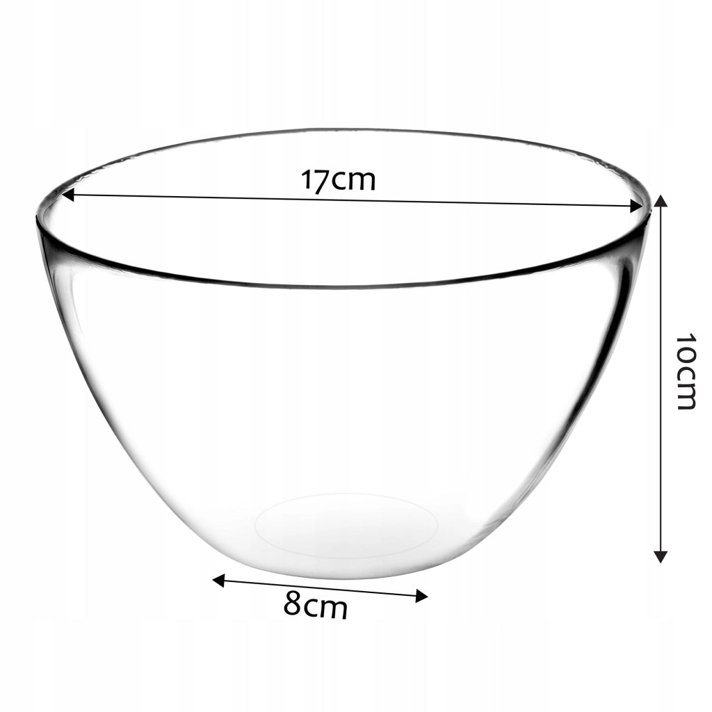Ciotole per insalata KADAX in vetro, 17 cm, set da 2