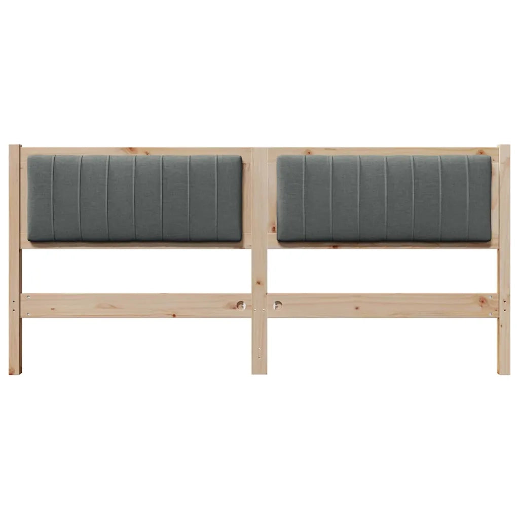 Testiera | Testata imbottita con Testiera | Testata Marrone 180 cm Pino massello