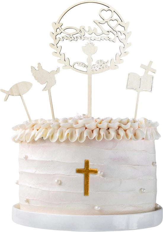 Decorazioni per torte di alta qualità set di forma per comunioni per bambini 4 maschi femmine
