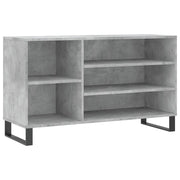 Scarpiera | Mobile per scarpe Grigio Cemento 102x36x60 cm in Legno Multistrato